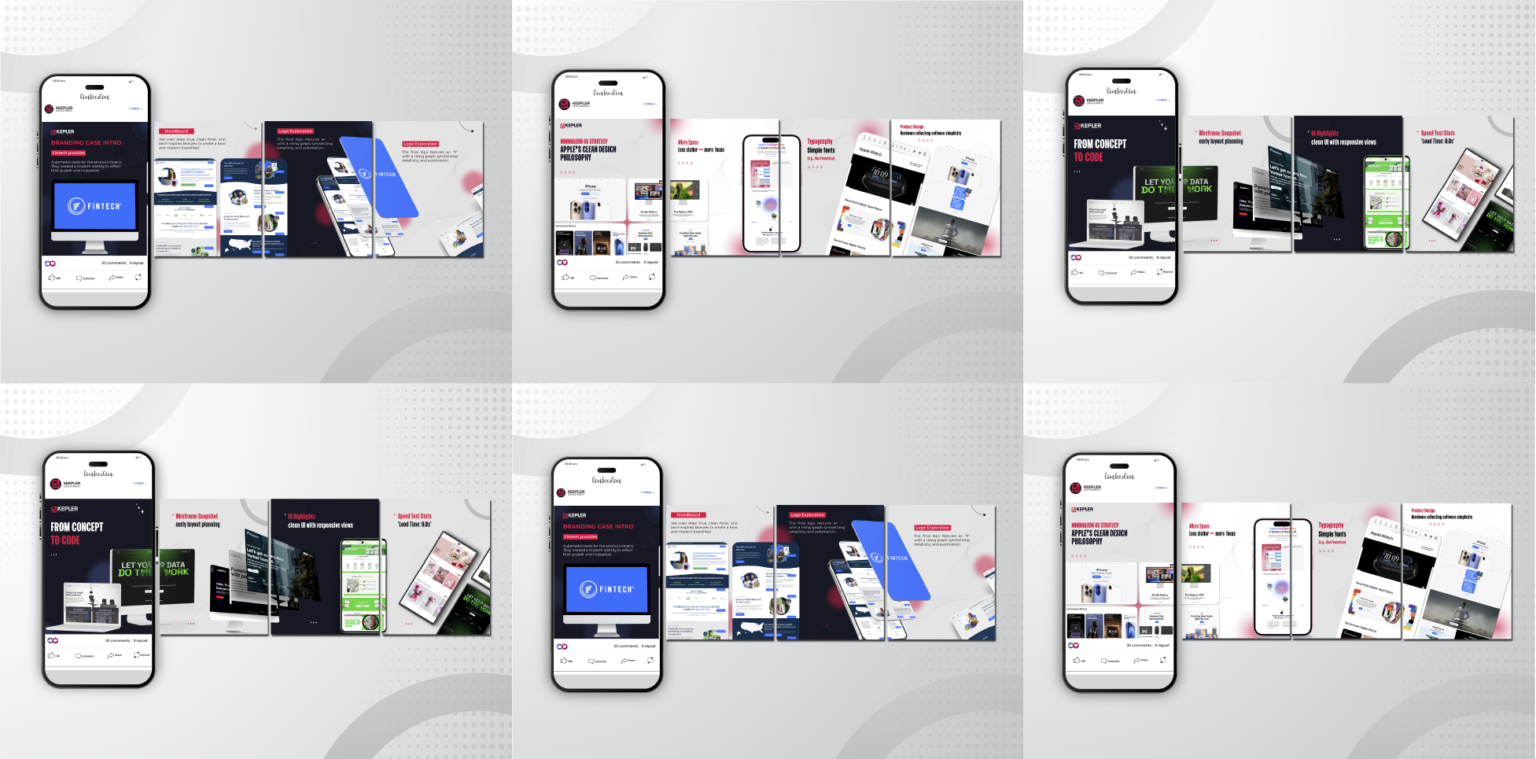 social media design template